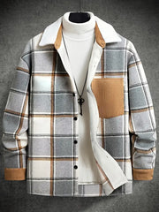 Men'S Casual Plaid Shirt