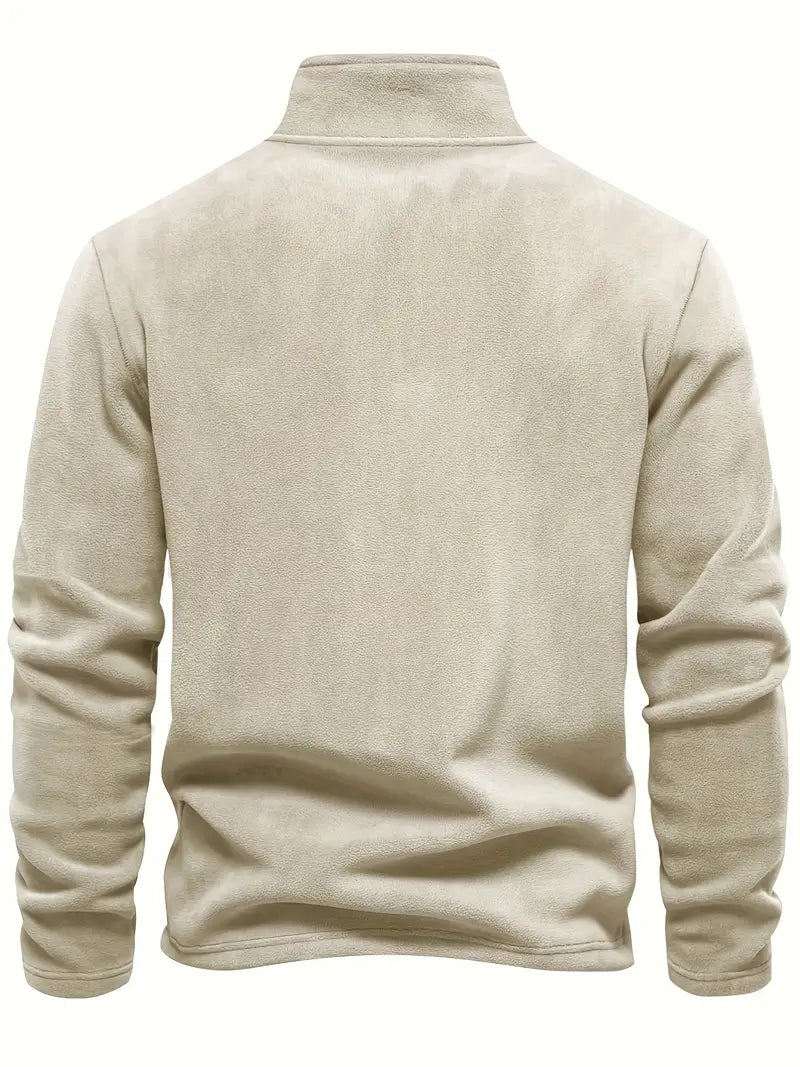 Men's Fleece-Lined Half-Zip