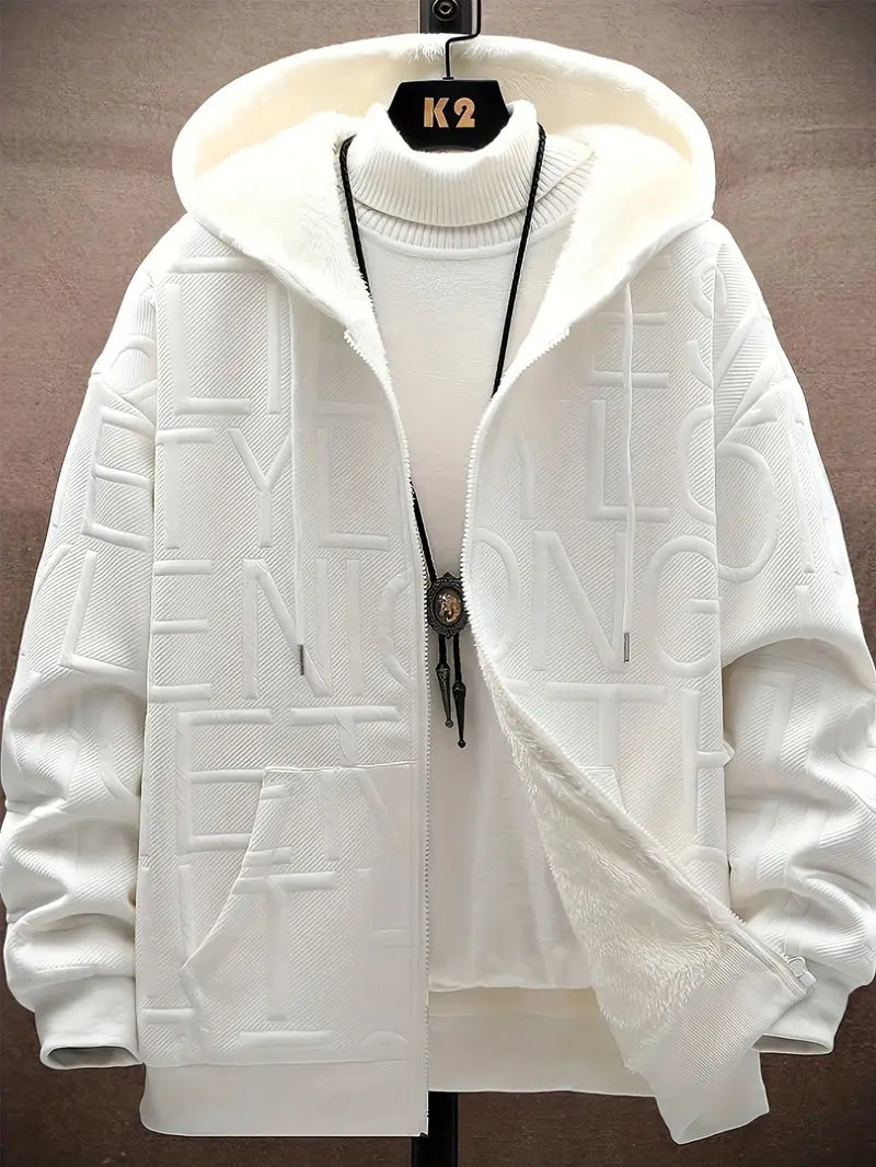 Men's Stylish Black White Hood