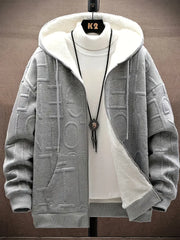 Men's Stylish Black White Hood