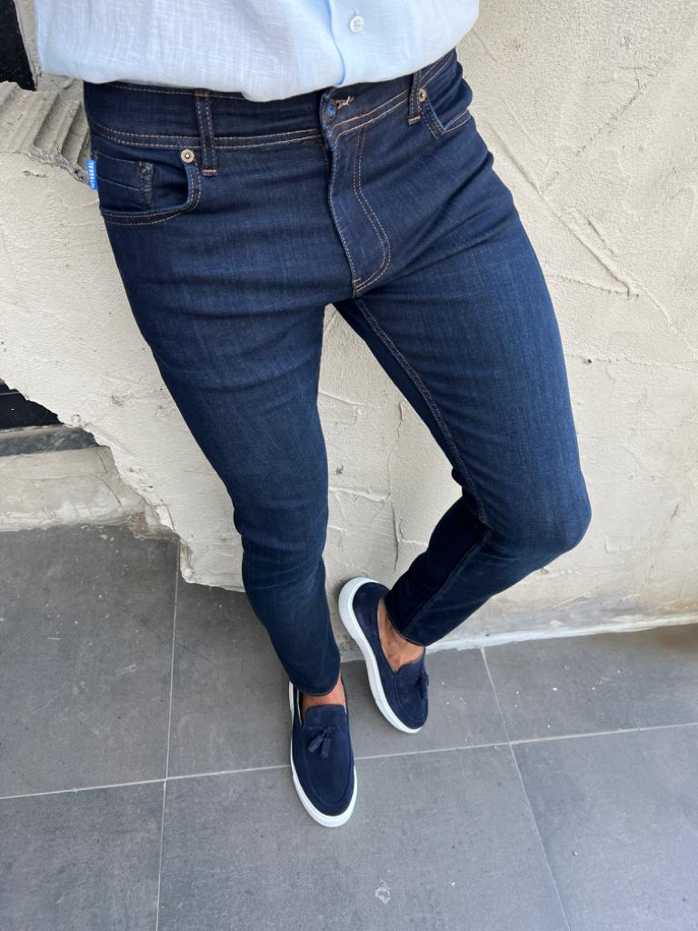 Flick Pierre Dark Navy Blue Slim Fit Jeans