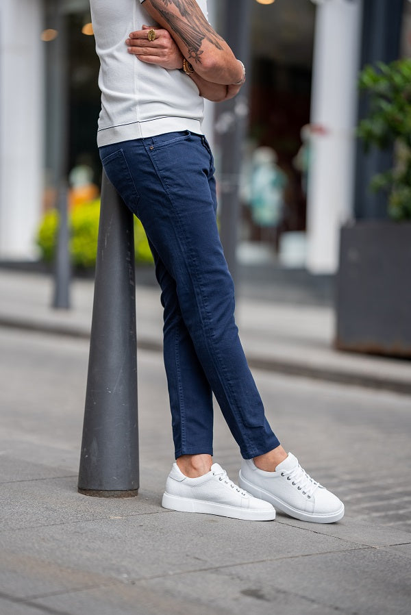 Flick Tea Dark Blue Slim Jeans