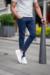 Flick Tea Dark Blue Slim Jeans