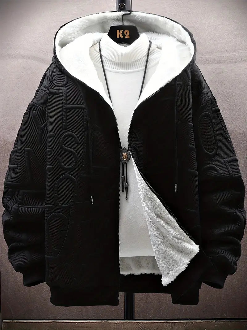 Men's Stylish Black White Hood